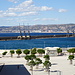 Blick auf den Hafen von Marseille, diese Docks sind nicht mehr in Betrieb