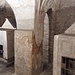 Le tombe delle badesse nella cripta di San Felice al Monastero.
