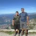 Francesco  e io sulla cima del Resegone (Punta Cermenati m 1.875).