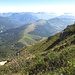 Panorama verso la bergamasca, con la Valle Imagna e la Val Taleggio in evidenza. 