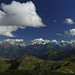 Blick vom Kraxentrager in die Zillertaler Alpen