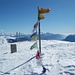 ...e la vera Cima del Garzirola con le bandierine ivi poste da Floriano