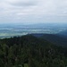 Blick ins bayerische Alpenvorland mit Starnbergersee