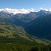 Panoramica sugli abitati di : Champoluc e Antagnod.