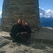 Marco e Nadia, in cima al Monte Zerbion 2720 mt.