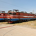 Podgorica - Im Depot stehen u. a. 461-026, -041 und -044. Die Loks der Baureihe 461 vom rumänischen Hersteller Electroputere/Craiova sind speziell für Strecken mit großen Steigungen vorgesehen und wurden für die (ehemals) jugoslawische Neubaustrecke Belgrad - Bar beschafft. Foto vom 22.08.2017.