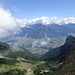 prächtiger Tiefblick ins Rhonetal und Anfang des Genfersees