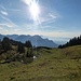 Bödenegg, Blick zum Staufen und über`s Rheintal ins Appenzell