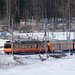 Die Uetlibergbahn fährt in Richtung HB in den Bahnhof Ringlikon ein. Immerhin die steilste Adhäsionsbahn Europas.