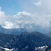 kurz zeigt sich die Tiroler Majestät - Wildspitze.