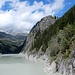 Blick über den Stausee Richtung Fusshörner