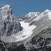 Berge über dem schneebedeckten Bachofenkar im Zoom