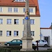 Dohna, Marktplatz, Kursächsische Postmeilensäule (Distanzsäule)