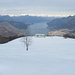 panorama sul ramo del lago di Como,ramo lecchese,a destra Mandello del Lario