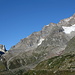 Hoch über dem Val Veny thront die Aiguille des Glaciers