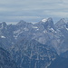Lackenkarspitze - Grabenkarspitze - Östl.Karwendelspitze, die Vogelkarscharte und die Vogelkarspitze
