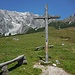 Ein Kreuz bei der Erichhütte