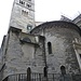 La Chiesa di San Giovanni di Prè, romanico - gotica edificata fra il XII ed il XIV secolo, ha un campanile cuspidato a trifore.