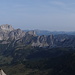 Panorama Rötelstein: Tennengebirge, Bischofsmütze und Dachstein