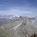 Blick zum Pizzo Scalino und den dahinter liegenden Hauptgipfeln der Berninagruppe.