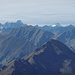 Zoomaufnahme in die Lechtaler Alpen-<br />Rotspitze, Rotplatte, Freispitze, Saxerspitze u. Große Schafkarspitze habe ich noch vor mir (2018 geplant).