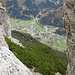 Beginnender Abstieg unter dem Zigerstein nach Bichlbach