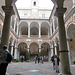 Il cortile interno di Palazzo Tursi, oggi Municipio.
