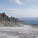 Beim Col d'Orny; Blick über den Glacier d'Orny.