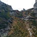 la parte finale del nuovo sentiero che collega il rifugio alla zona dell'alpe di lago via La Sella di quota 2080