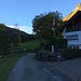 Au, hier biegt der Wanderweg rechts ab