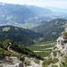 Der Abstieg zur Seilbahn-Talstation zieht sich: noch gute 1000 Höhenmeter