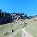 Rückblick auf den Abstiegsweg vom Rindalphorn