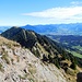 Steiler Abstieg vom Stuiben (1749 m) über den Ostgrat