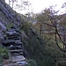 Klassische Tessiner Wegführung über Steintreppen. Nie zuvor habe ich derart viele Steinwege gesehen wie heute.