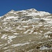 Von dem großen Schneegupf rechts unter dem Gipfel, über den ich vor 30 Jahren habe aufsteigen müssen, sehe ich gar nichts mehr!