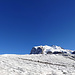 Gletscher-Weiss und stahlblauer Himmel