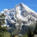 was eine imposante Berggestalt - typisch für den Alpstein sind die enormen Faltungen im Gestein (an der Front des Helvetikums)