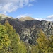 salendo verso l'Alpe di Morisciolo : vista sul Gaggio e l'Alpe di Albagno