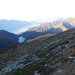 Blick zürück zur Alpe Bardughè und zum Lago di Vogorno