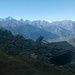 Panoramica dietro ai ruderi dell'Alpe Viou 2078 mt.