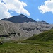 Am Abstieg vom Guraletschsee kann man nochmal einen letzten Blick auf das Fanellhorn werfen.