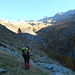 Il traverso verso il fondo della valle dall'Alpe Camera...
ma quando arriva sto' sole!?!?!!!