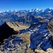 Blick zum Winterhorn und Berner Alpen