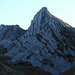 Morning view to Brünnelistock and Rossalpelispitz.