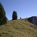vue en arrière sur l'un des monticules