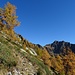 Auf schönem Pfad geht es ohne grossen Höhengewinn zur Alpe Fiorasca.