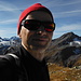 At the summit of Gfroren Horn.