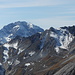 Piz Ela and Chrachenhorn - view from the summit of Gfroren Horn.