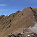 View back up after descending on the ridge towards Riner Furgga.
