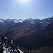 Blick Richtung Schnalstal: Ganz links die  Finailspitze, rechts der Mitte die Weißkugel